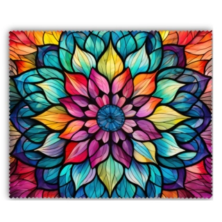 Čistící utěrka - květina mandala