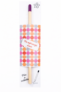 Kvetoucí tužka "Pro nejkrásnější úsměv"