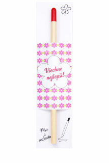 Kvetoucí tužka "Všechno nejlepší"