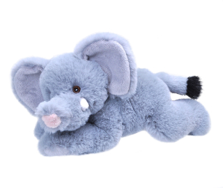 Plyš slon ležící 20 cm Ecokins WR