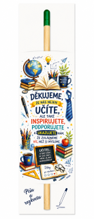 Kvetoucí tužka "Děkujeme, že nás nejen učíte ..."