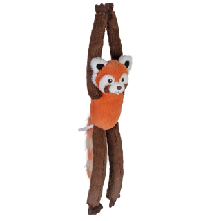 Plyš závěsná panda červená 