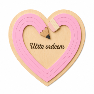 magnet srdce učitelé "Učíte srdce"