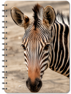 blok kroužkový 3D - Zebra 