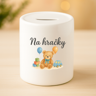 Keramická pokladnička - Na hračky