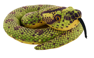 Had Anakonda stočená 137cm Green Coiled Snakes