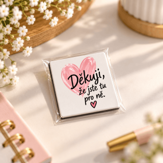 magnet "Děkuji, že jste tu pro ně"