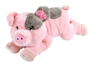 Plyš prase růžové 30cm Ecokins WR