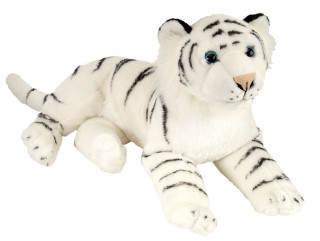 Plyš tygr bílý 40 cm WR