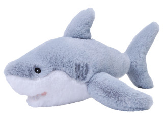Plyš žralok bílý 30 cm Ecokins WR