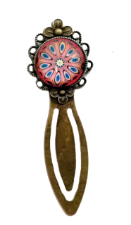 záložka Červená mandala