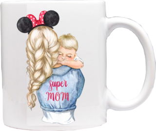 hrneček pro maminku motiv Best mom chlapec C
