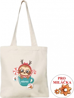 Set taška lenochod a 2 odznáčky "Pro miláčka"